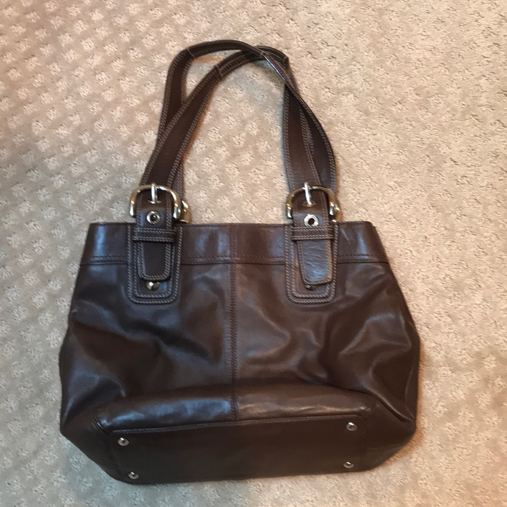 Coach leather bag